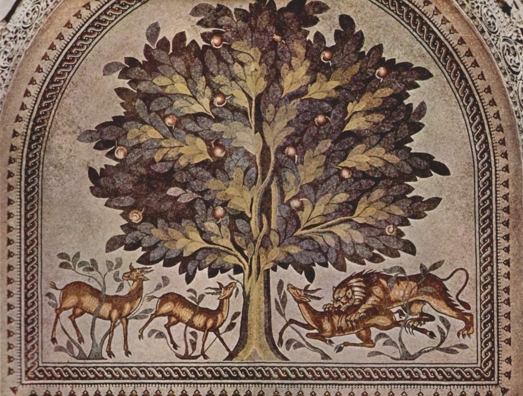 Árbol de la vida, mosaico